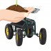 Kinbor Garden Cart Rolling Work Seat with Tool Tray Heavy Duty Gardening Planting New   